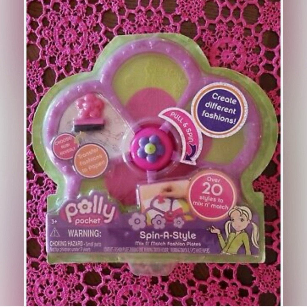 Polly Pocket - Spin-A-Style - Drawing Fashion Dolls